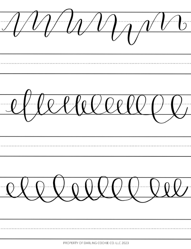 Lettering In Icing Digital Workbook