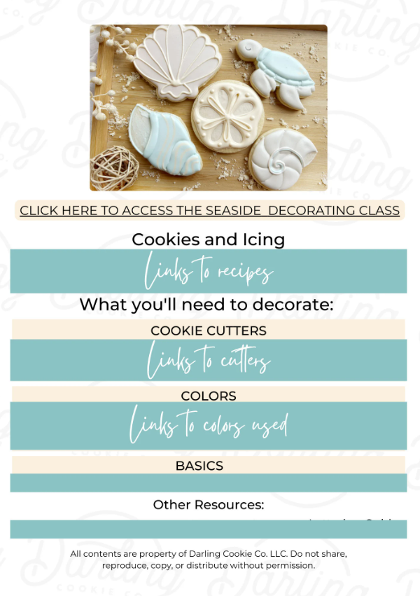 Decorating Class- Seaside