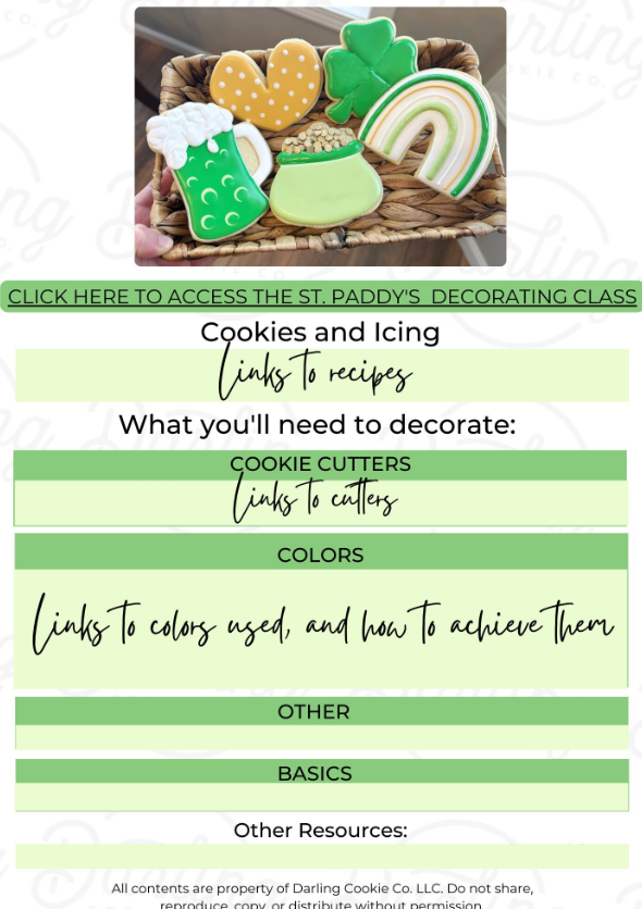 Decorating Class- St. Paddy's